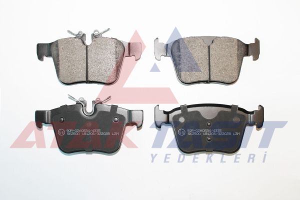FREN BALATA ARKA 18 JANT LAND ROVER DISCOVERY SPORT (LC) 2.0 TD4 14-/ DISCOVERY SPORT 2.0 Si4 14-/ VOLVO S90 II 2.0 D5 16-/ XC90 II 2.0 D5 15-/ JAGUAR XF (JB) 2.0 D 16-/ XE (X760) 2.0 15-