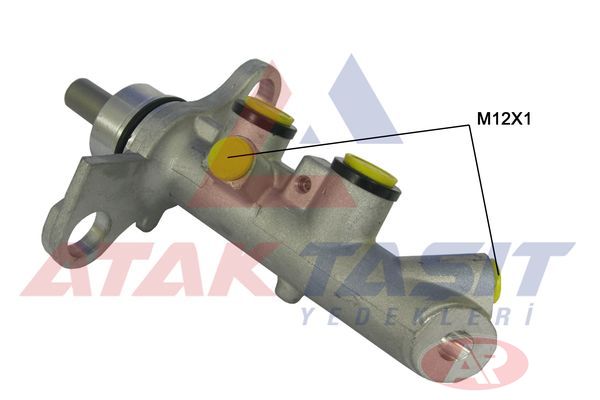 FREN ANAMERKEZ ALUMINYUM 23,81 mm RENAULT MEGANE II 1.4i 16v - 1.5 DCI - 1.6i 16v - 1.9 DCI 2002-2008 / SCENIC II 1.5 DCI - 1.6i 16v 2003-2009