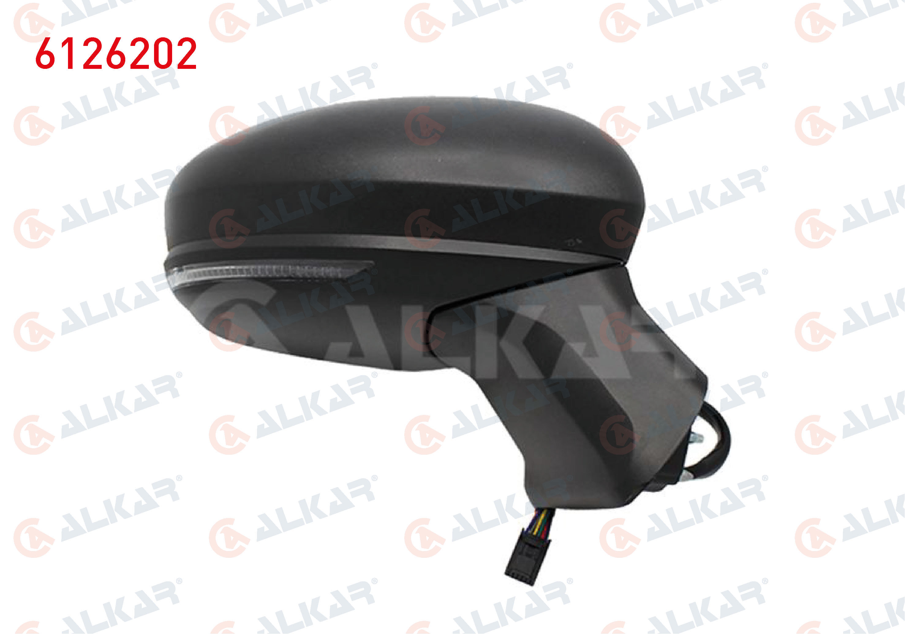 DIS DIKIZ AYNASI SAG ELEKTRIKLI ASFERIK ISITMALI SINYALLI SENSORLU LED 9 PIN RENAULT CAPTUR II 2020-