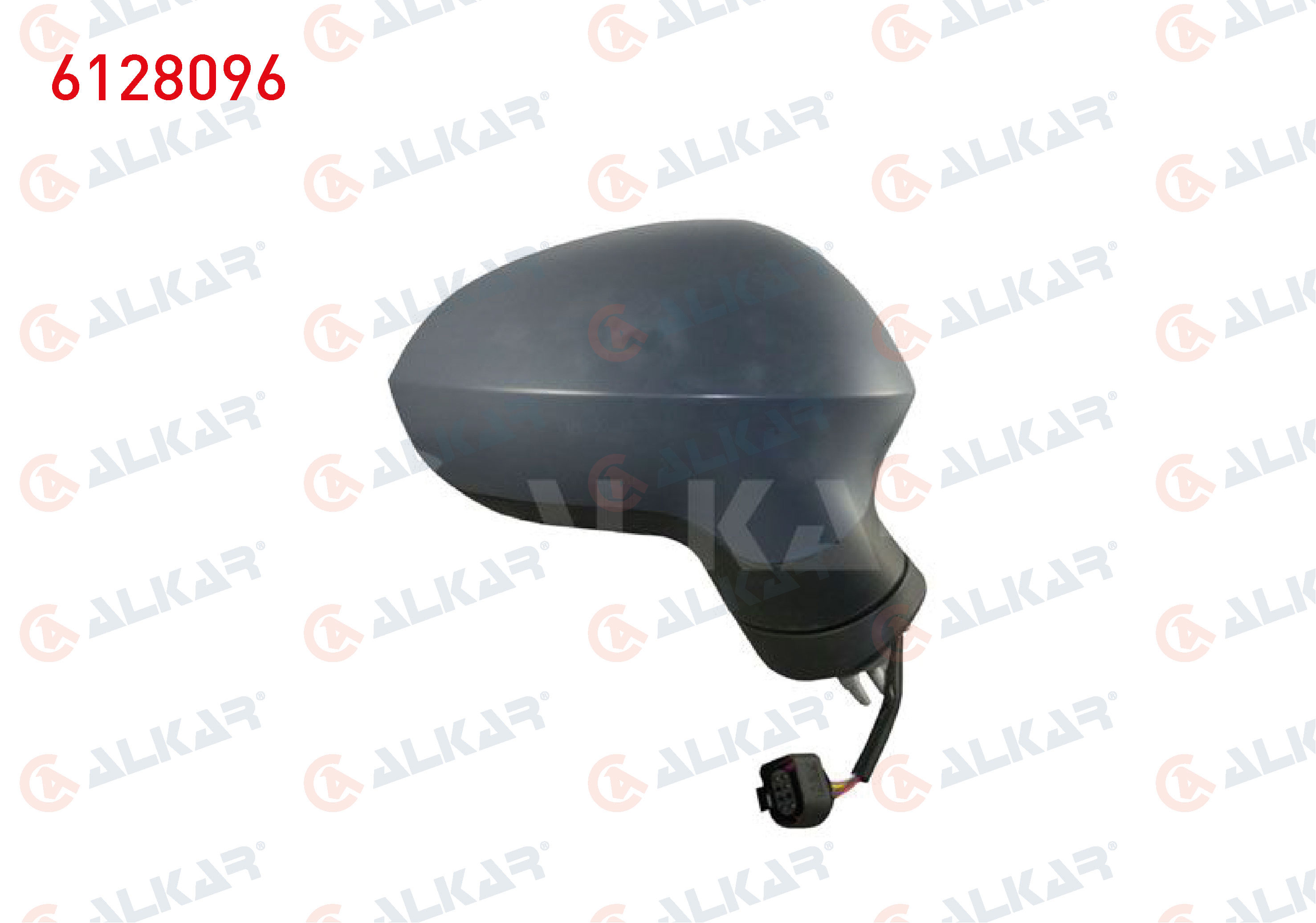 DIS DIKIZ AYNASI SAG ELEKTRIKLI 3 PIN SEAT LEON (1P1) 2009-