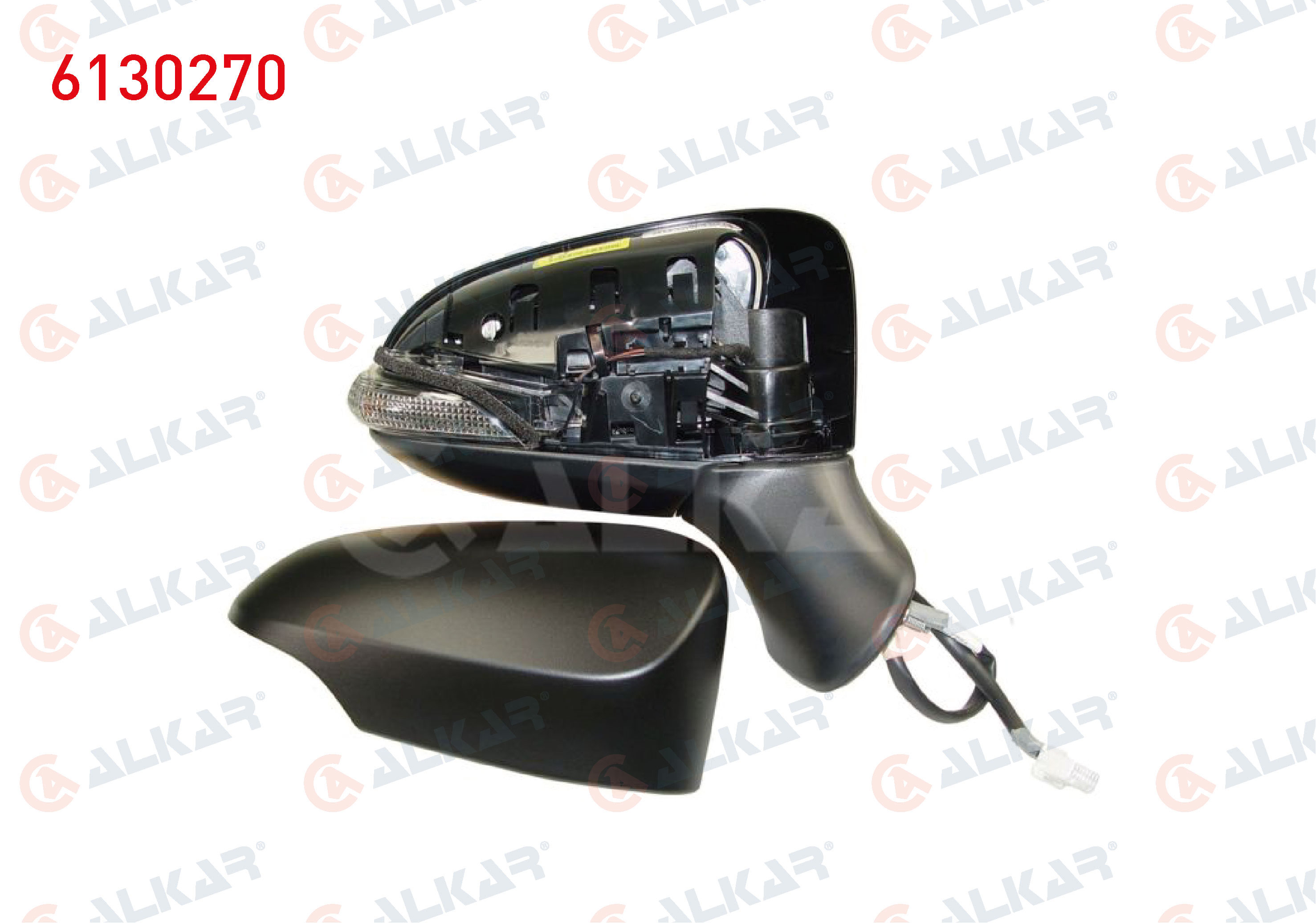 DIS DIKIZ AYNASI SAG ELEKTRIKLI ISITMALI ASTARLI OTOMATIK KATLANIR SINYALLI 9 PIN TOYOTA AVENSIS 2015-2018