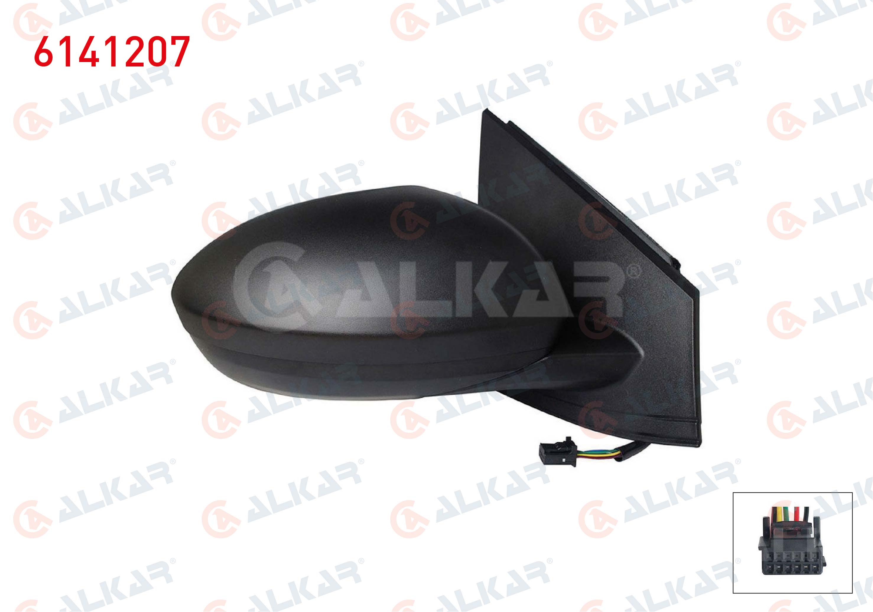 DIS DIKIZ AYNASI SAG ELEKTRIKLI ISITMALI 7 PIN DACIA SANDERO III 2021- / JOGGER 2022- / LOGAN III 2021-