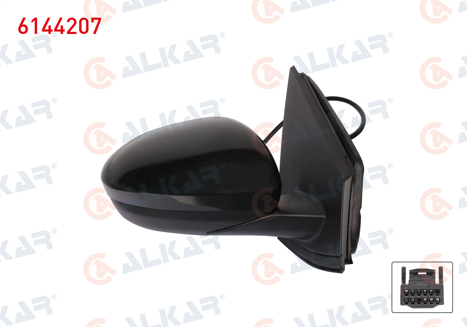 DIS DIKIZ AYNASI SAG ELEKTRIKLI ISITMALI ASTARLI 7 PIN DACIA SANDERO/STEPWAY II (B8_) 2021- / JOGGER 2022- / LOGAN III 2021-