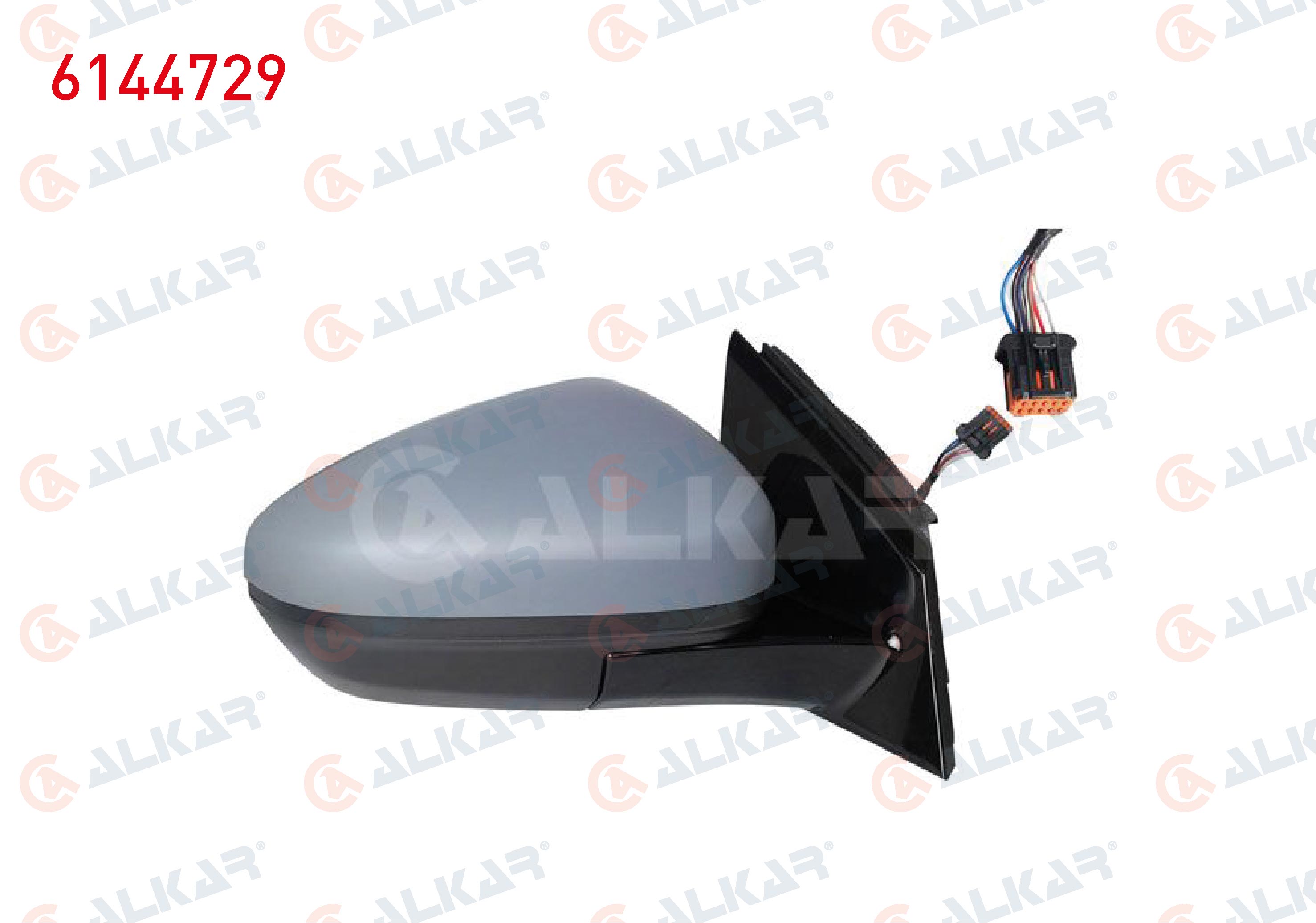 DIS DIKIZ AYNASI SAG ELEKTRIKLI ISITMALI ASTARLI OTOMATIK KATLANIR SENSORLU ALT AYDINLATMALI 11 PIN OPEL GRANDLAND X 2017-