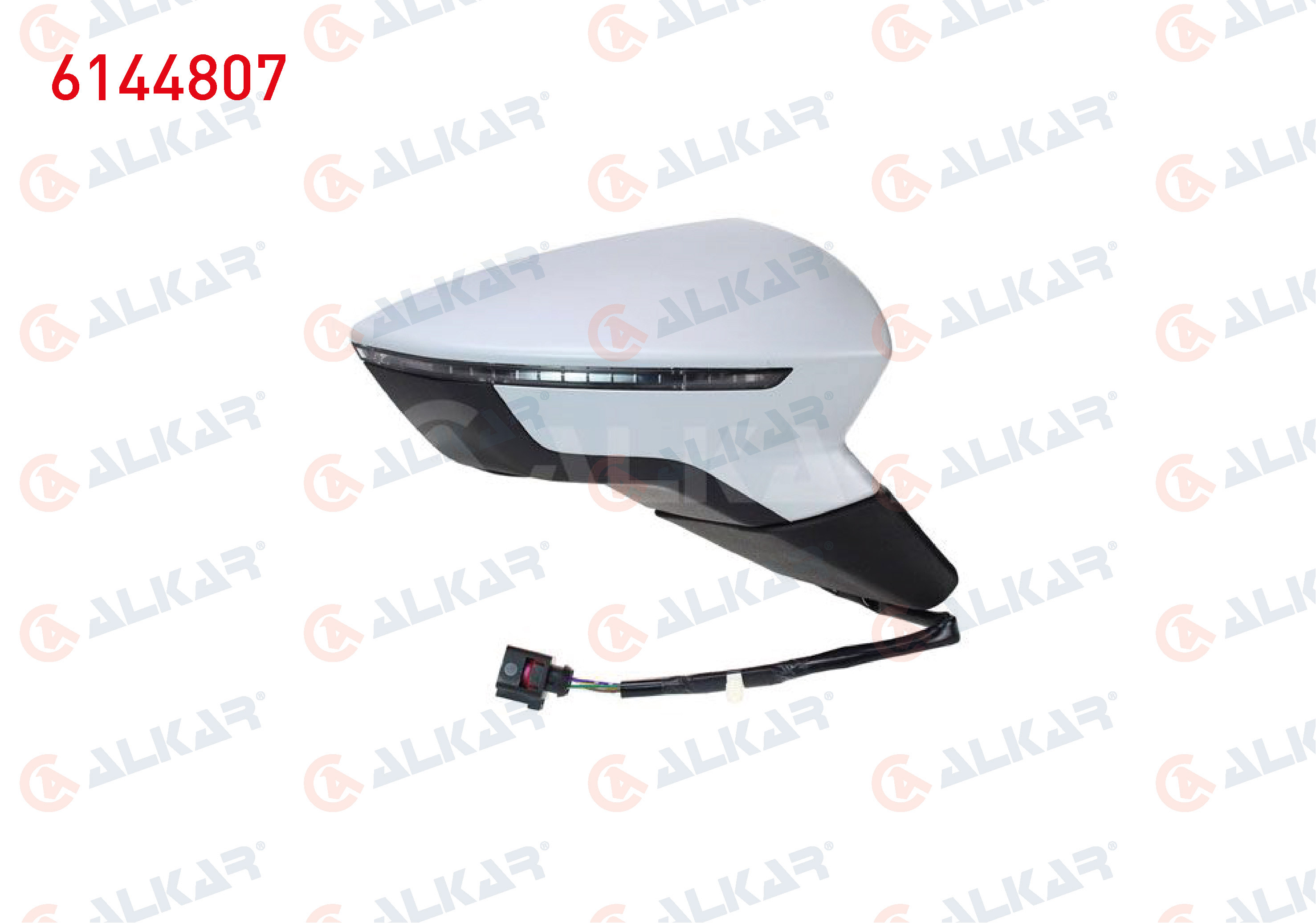 DIS DIKIZ AYNASI SAG ELEKTRIKLI ISITMALI ASTARLI OTOMATIK KATLANIR SINYALLI 8 PIN SEAT LEON (5F1) 2012-
