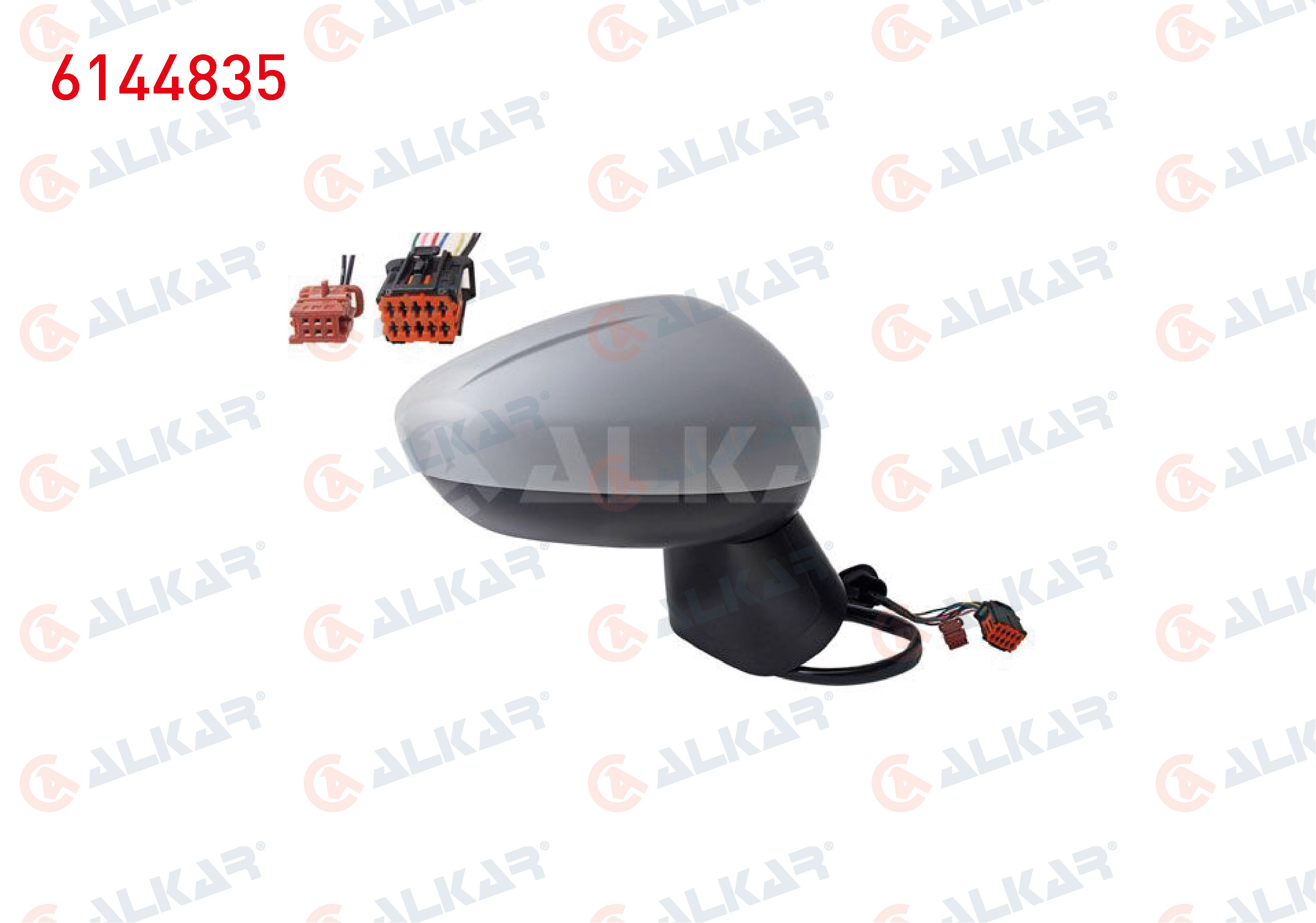 DIS DIKIZ AYNASI SAG ELEKTRIKLI ISITMALI ASTARLI OTOMATIK KATLANIR SENSORLU KOR NOKTALI 9+2 PIN OPEL CROSSLAND X (P17) 2017-