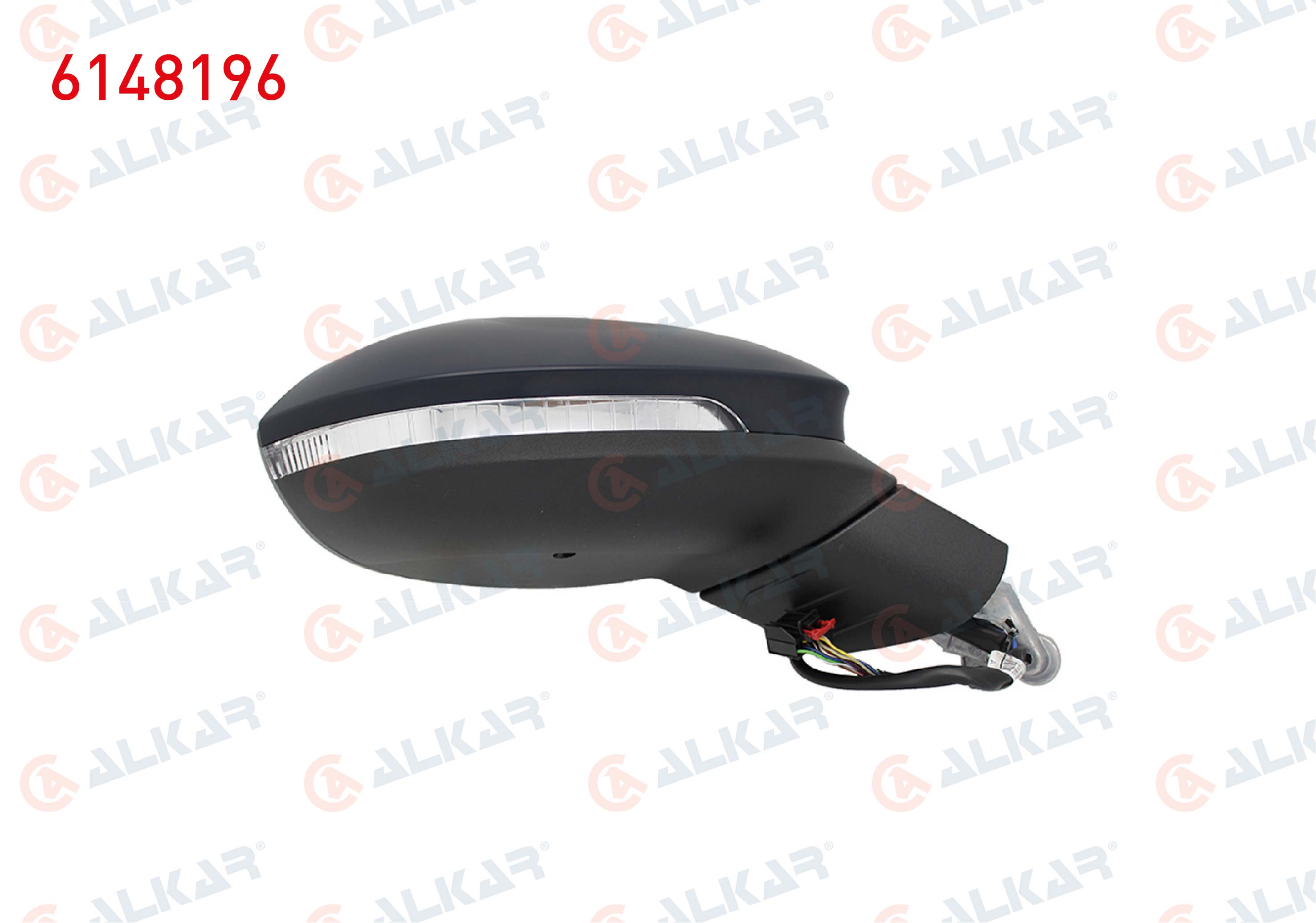 DIS DIKIZ AYNASI SAG ELEKTRIKLI ISITMALI ASTARLI OTOMATIK KATLANIR SINYALLI ALT AYDINLATMALI HAFIZALI KOR NOKTALI 16 PIN VOLKSWAGEN GOLF VIII 2019-