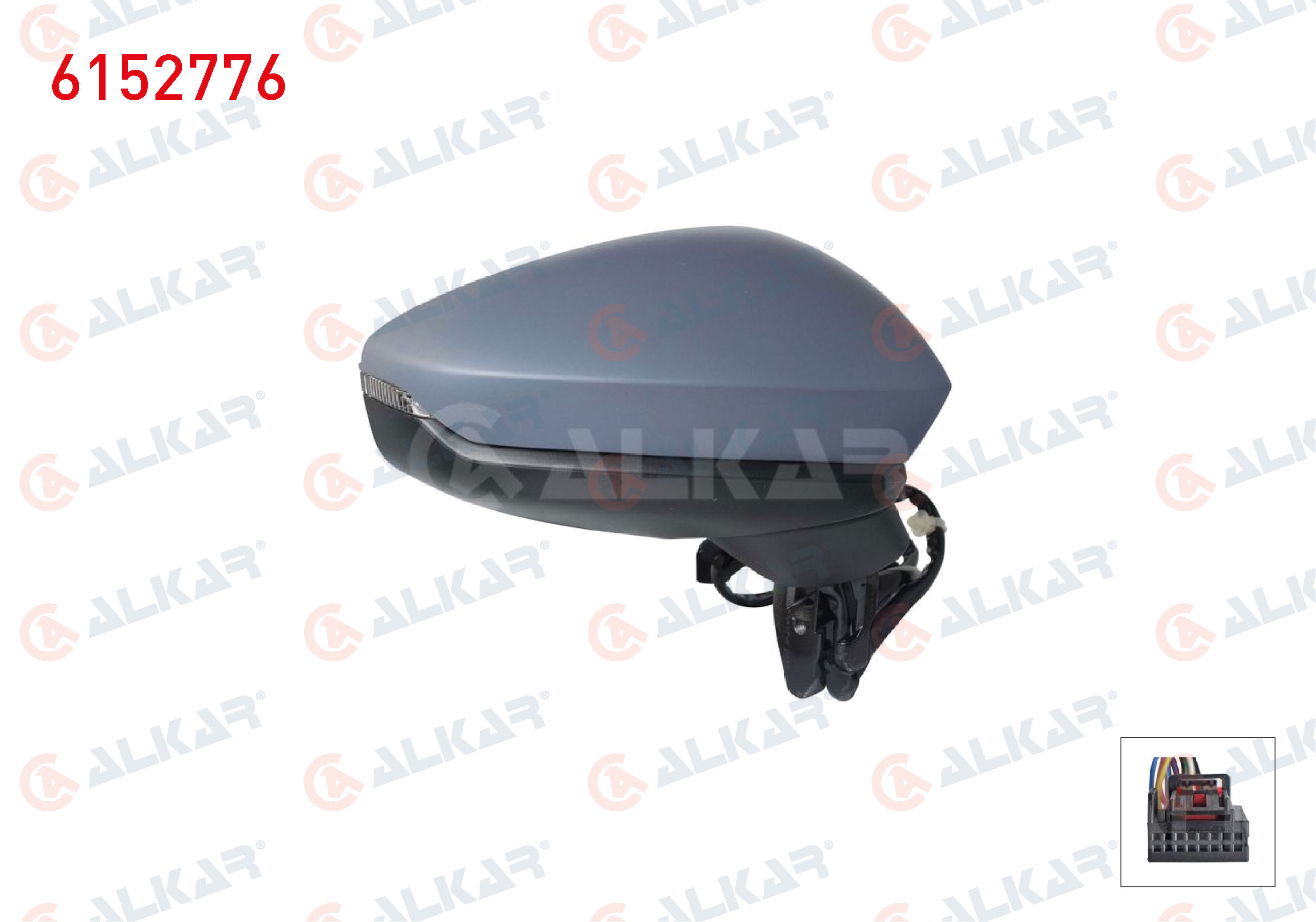 DIS DIKIZ AYNASI SAG ELEKTRIKLI ASTARLI OTOMATIK KATLANIR SINYALLI HAFIZALI LEDLI 14 PIN AUDI A3 SPORTBACK 2019-