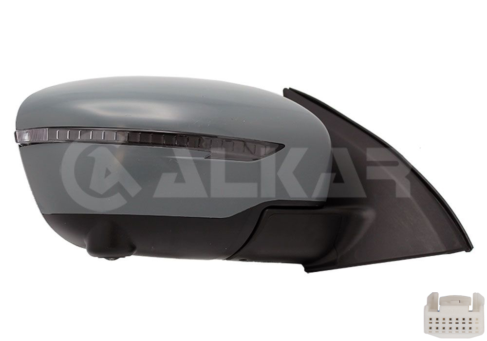 DIS DIKIZ AYNASI SAG ASTARLI KAMERALI KATLANIR ISITMALI ELEKTRIKLI SIYAH LED SINYALLI 13 PIN NISSAN QASHQAI 2013-