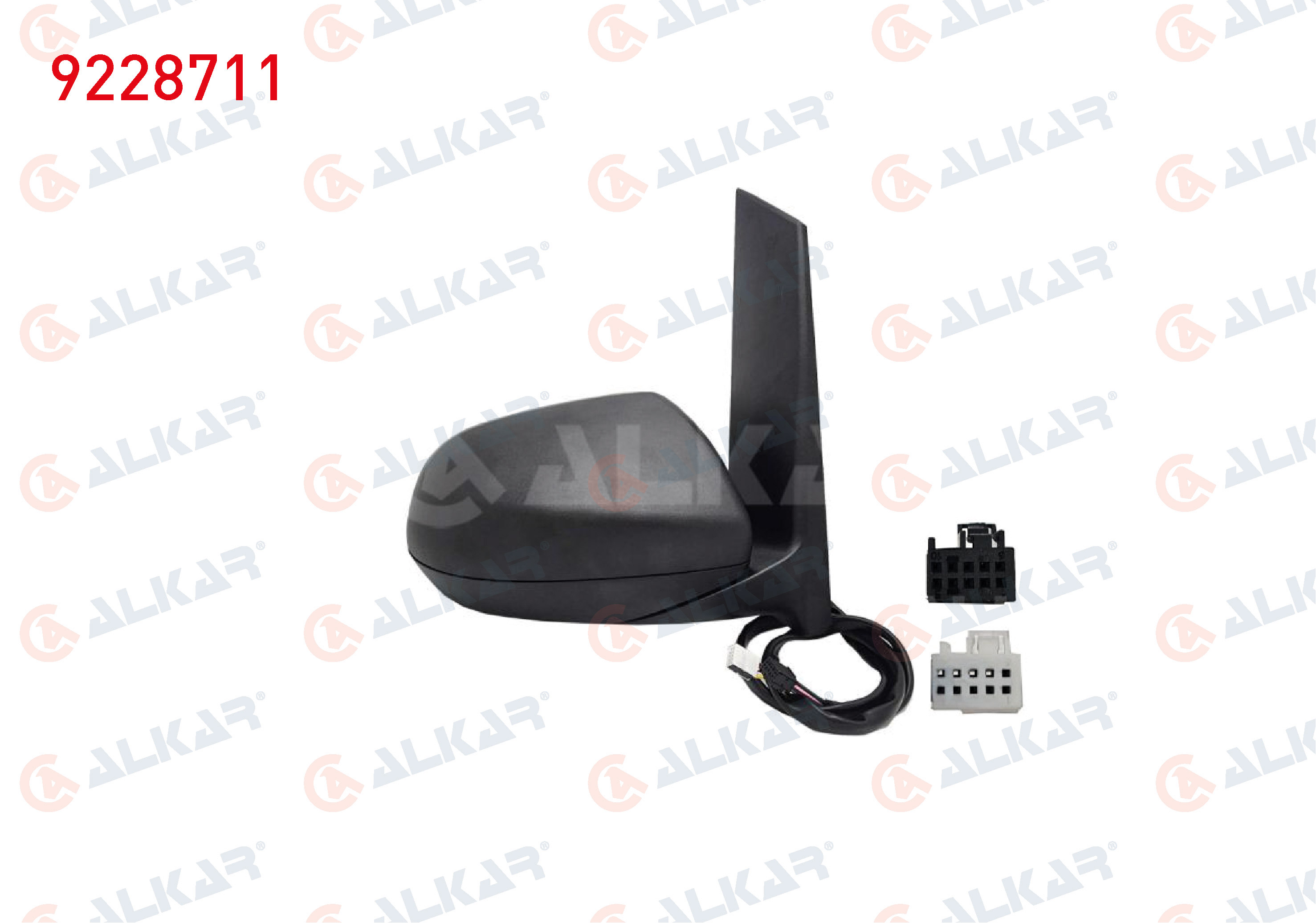 DIS DIKIZ AYNASI SAG ELEKTRIKLI ASFERIK ISITMALI KOR NOKTALI 8 PIN MERCEDES VITO (W447) 2014-