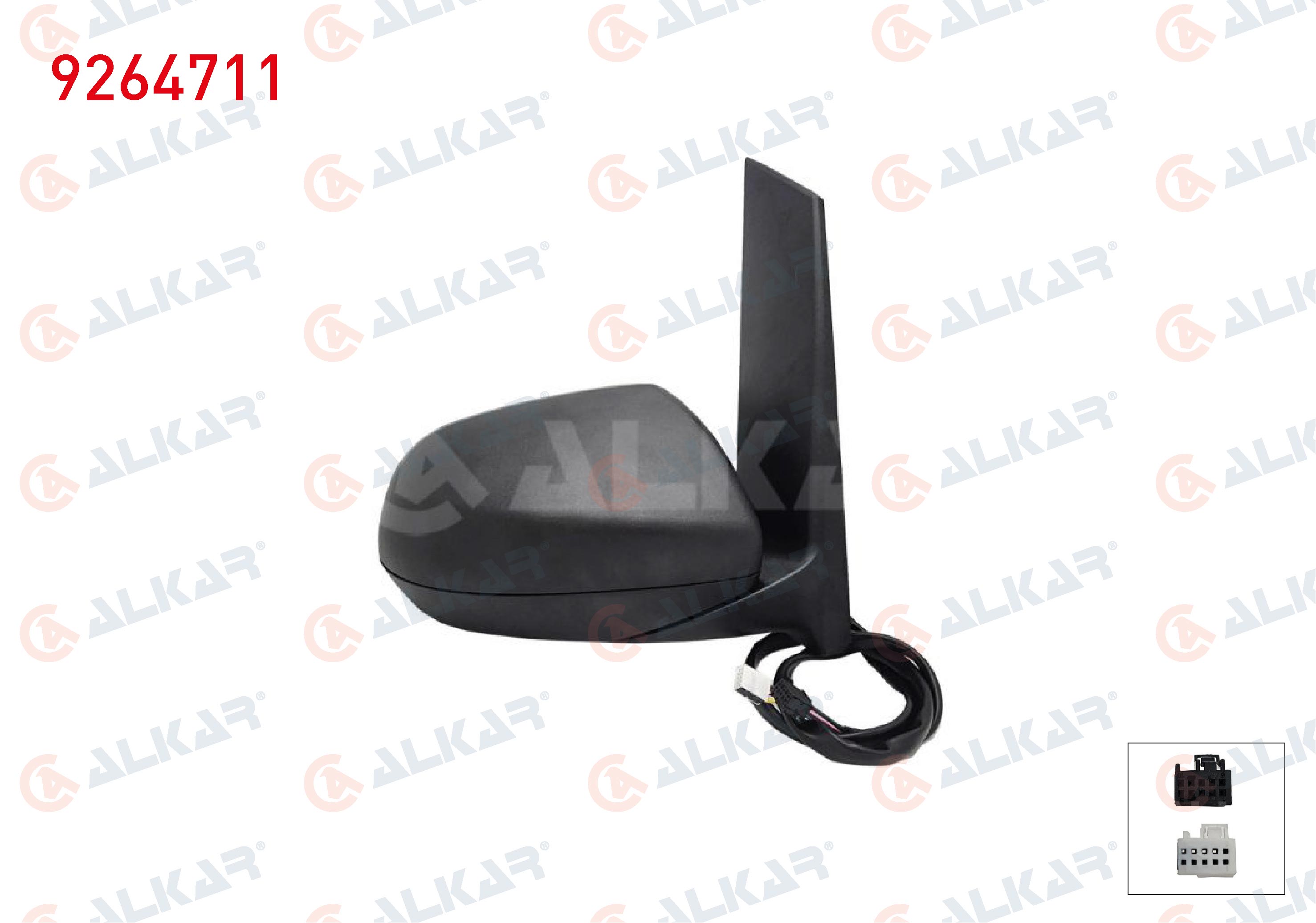 DIS DIKIZ AYNASI SAG ELEKTRIKLI ASFERIK ISITMALI OTOMATIK KATLANIR ALT AYDINLATMALI KOR NOKTALI 12 PIN MERCEDES VITO (W447) 2014-