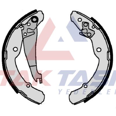 FREN PABUC BALATA ARKA LEVYELI 230X32 VOLKSWAGEN CADDY II (9K9A) 1.9 TDI - 1.9 SDI 1995-2004 / SKODA OCTAVIA (1U2) 1.6i - 1.8i T -1.9 TDI 1996-2004