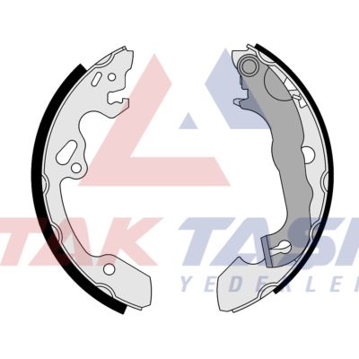 FREN PABUC BALATA ARKA FORD FOCUS I (DAW,DBW) 1.6i 16v LEVYELI 203,2x39 mm 1998-2004/ FOCUS I 1.8i 16v 1998-2004/ FOCUS I 1.6 TDCI 1998-2004