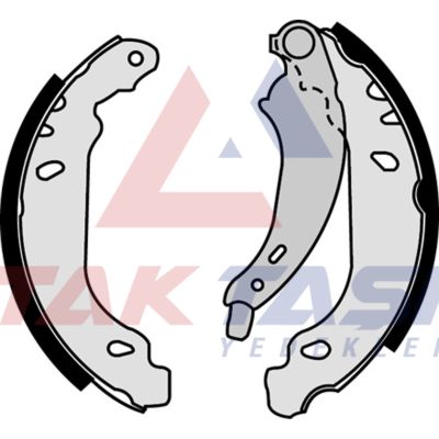 FREN PABUC BALATA ARKA PEUGEOT 206 (2A/C) 1.4 HDI LEVYELI 180X30 mm 1998-2006/ PEUGEOT 206 (2A/C) 1.4i 16v- 1998-2006