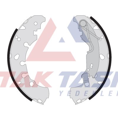 FREN PABUC BALATA ARKA FIAT GRANDE PUNTO (199) 1.2 MPI LEVYELI 203X38 mm 2005-2012/OPEL CORSA D 1.0 2006-2014/OPEL CORSA D 1.2 2006-2014