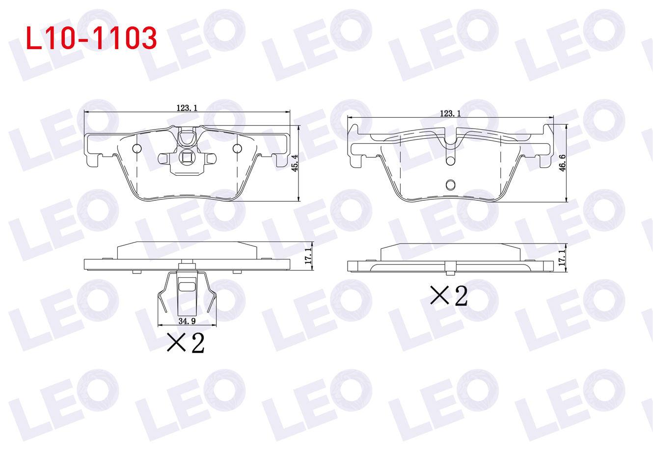 FREN BALATA ARKA BMW 1 SERISI (F20,F21) 116 i 2010-/ 118 i 2010-/ 116 D 2010-/ 120 D 2010-/ 3 SERISI (F30) 320 D 2011-/ 318 i 2011-/ 316 i 2011-/ 330 Xi 2011-