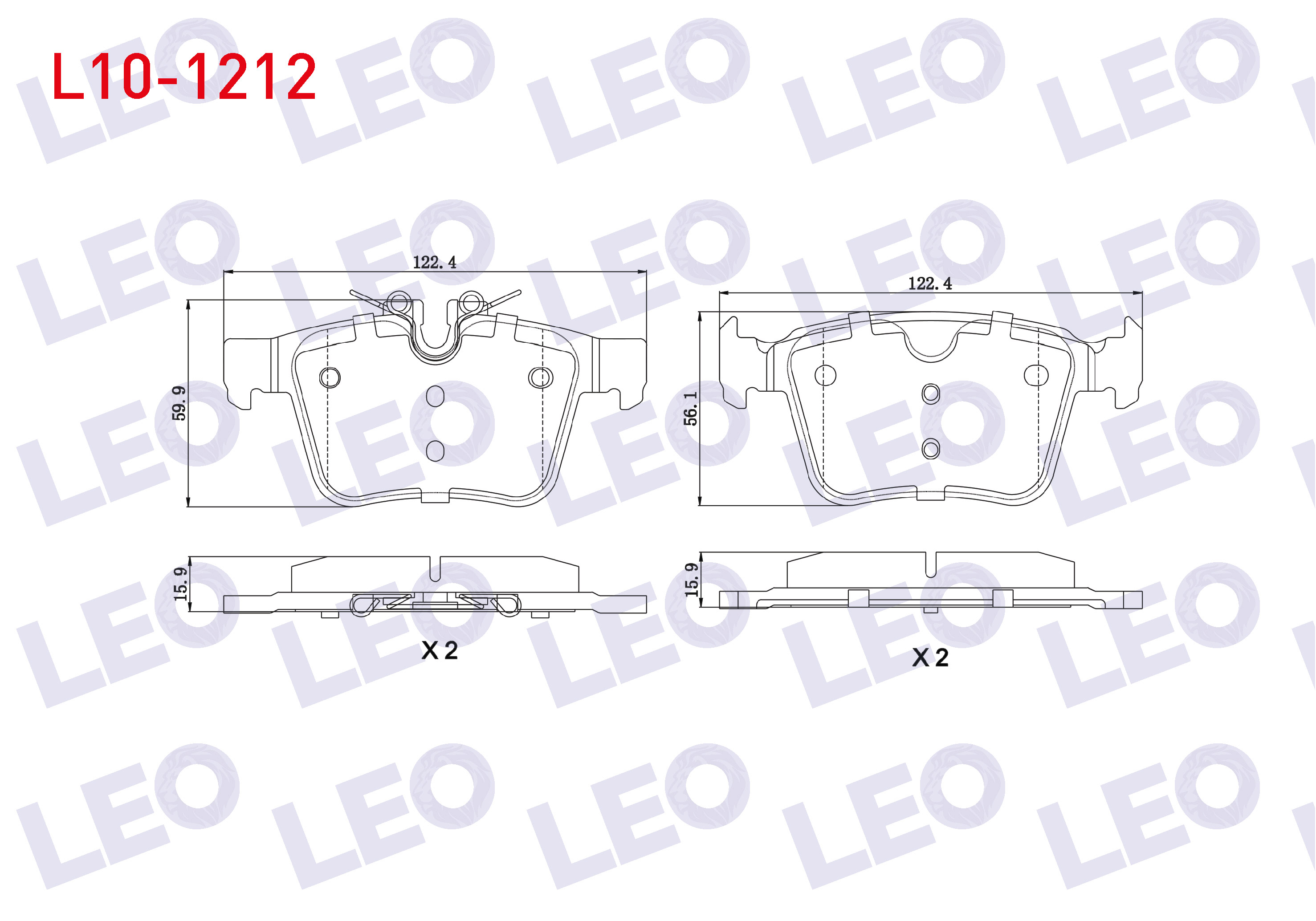 FREN BALATA ARKA 18 JANT LAND ROVER DISCOVERY SPORT (LC) 2.0 TD4 14-/ DISCOVERY SPORT 2.0 Si4 14-/ VOLVO S90 II 2.0 D5 16-/ XC90 II 2.0 D5 15-/ JAGUAR XF (JB) 2.0 D 16-/ XE (X760) 2.0 15-