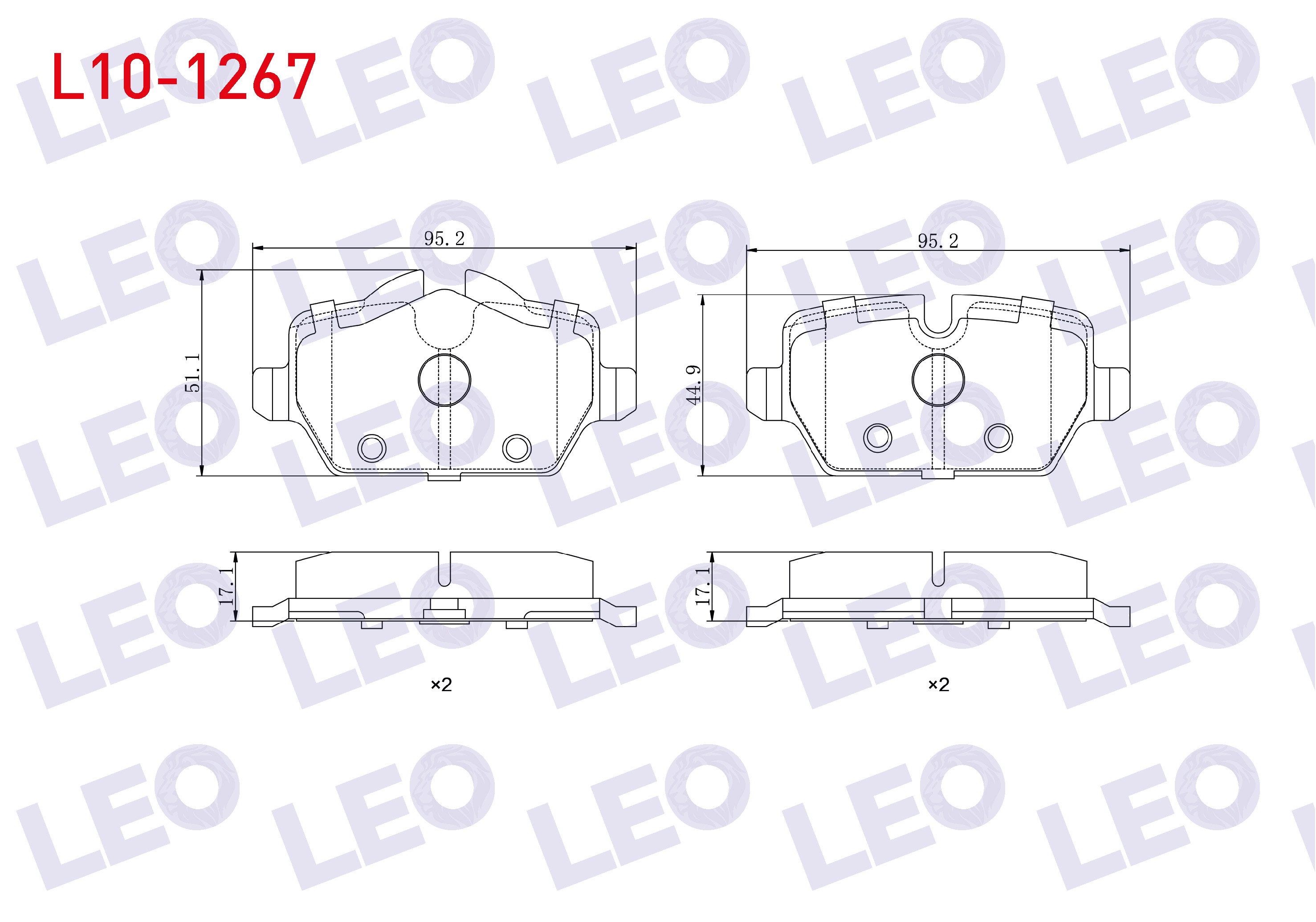 FREN BALATA ARKA BMW 1 SERISI (E87) 116 i 2003-2012/ 118 i 2003-2012/ 120 i 2003-2012/ 1 SERISI (E81) 118 i 2004-2012/ 3 SERISI (E90) 316 Ti 2005-2011/ 318 CL 2005-2011/ 318 D 2005-2011