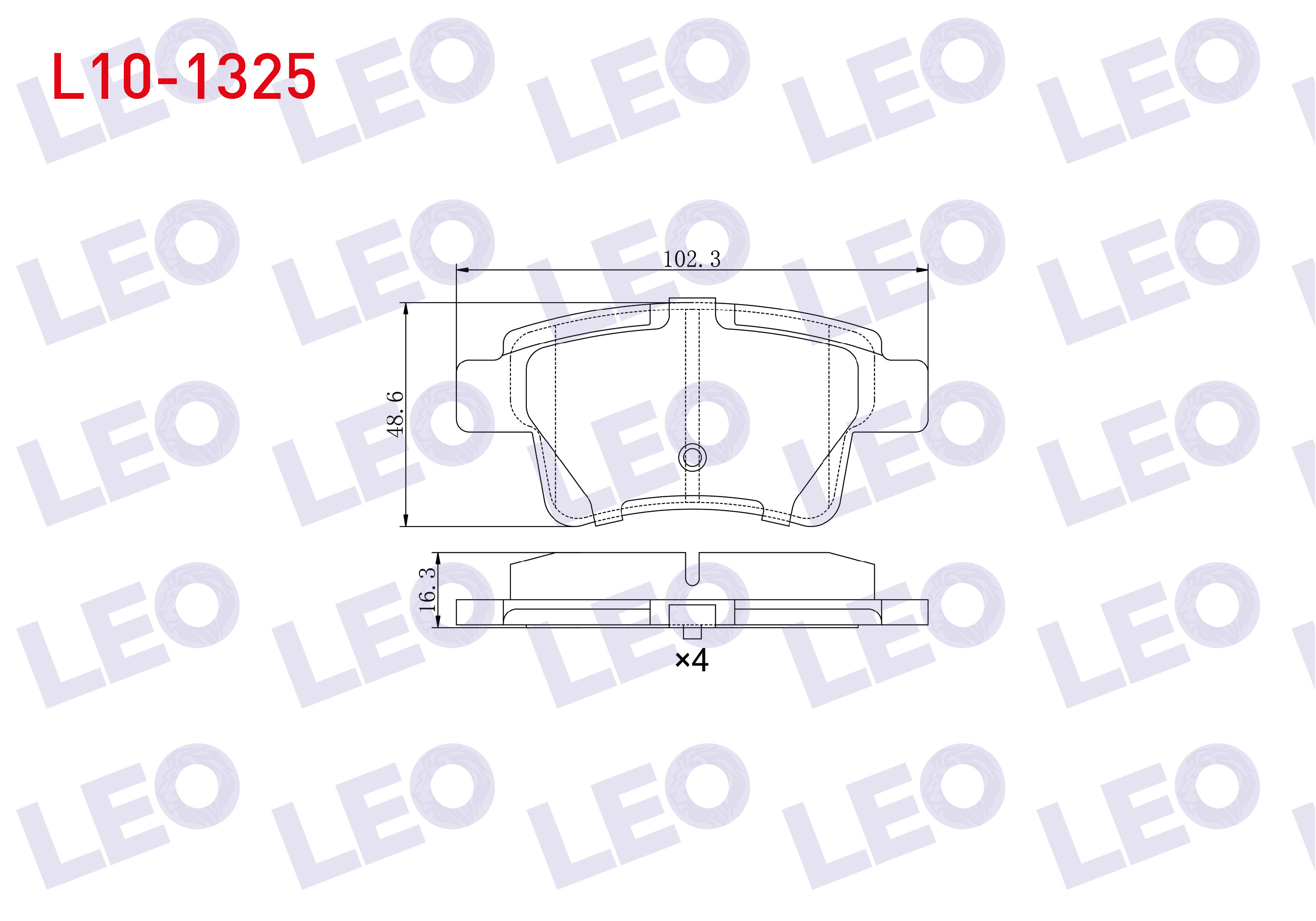 FREN BALATA ARKA CITROEN C4 PICASSO (UD) 1.6 HDI 2006-2013 / CITROEN C4 GRAND PICASSO (UA) 1.6 HDI 110 HP 2006-