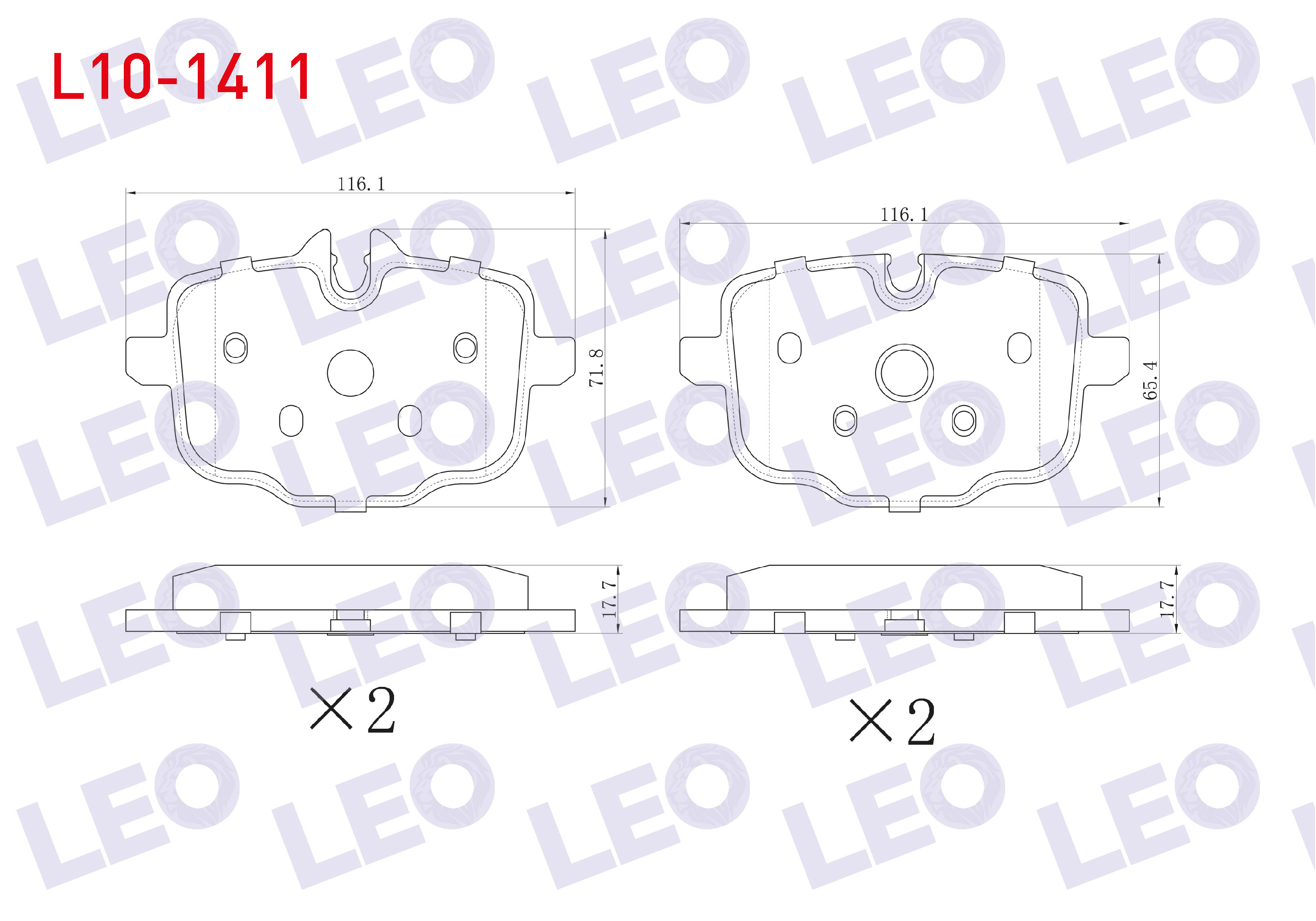 FREN BALATA ARKA BMW 5 SERISI (F10) 535 D 2010-