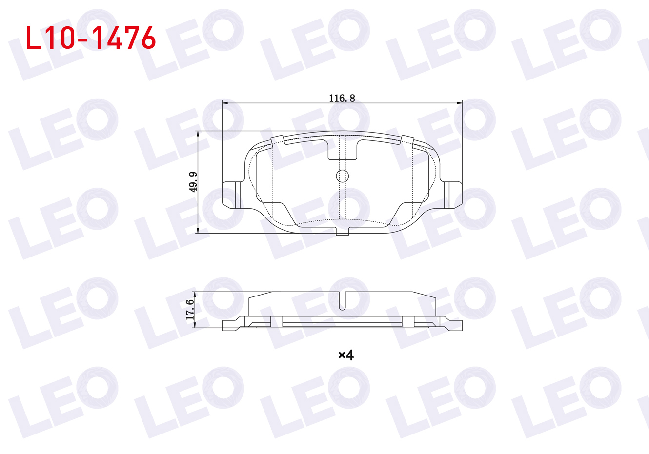 FREN BALATA ARKA ALFA ROMEO 159 (939) 1.8 TBI 2006-2011 / 159 (939) 1.9 JTDM 2006-2011 / 159 (939) 2.0 JTDM 2006-2011 / BRERA 1.8 TBI 2006-2011 / BRERA 2.0 JTDM 2006-2011 / SPIDER (939) 2.0 TS 2006-