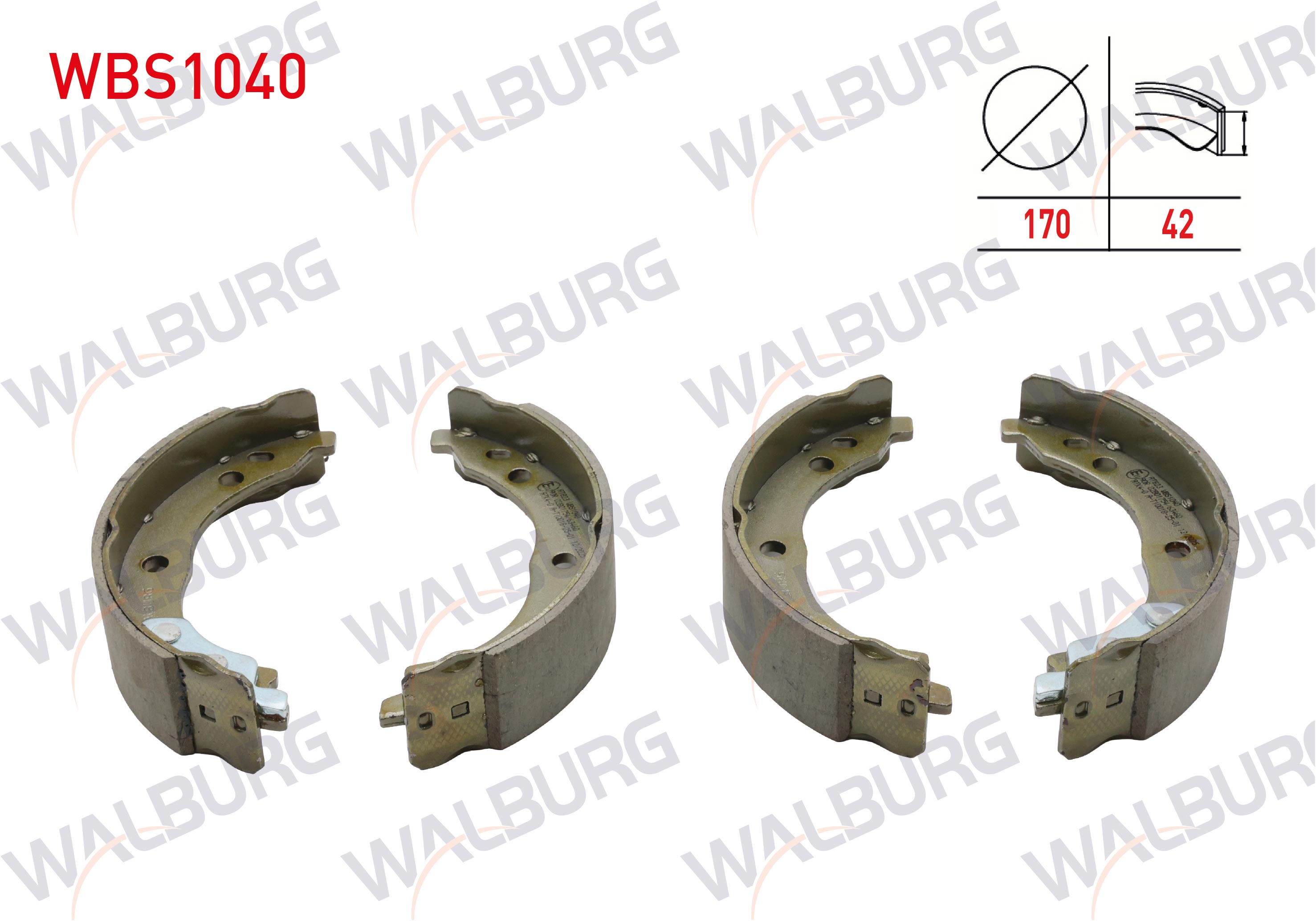 EL FREN BALATASI FIAT DUCATO (244) 2.8 JTD 170X42 mm 2002-2006/BOXER II 2.2 HDI 2002-2006/BOXER II 1.9 TD 2002-2006/DUCATO 2.5 D 2002-2006/JUMPER II 1.9 D 2002-2006/BOXER II 2.5 D 2002-2006