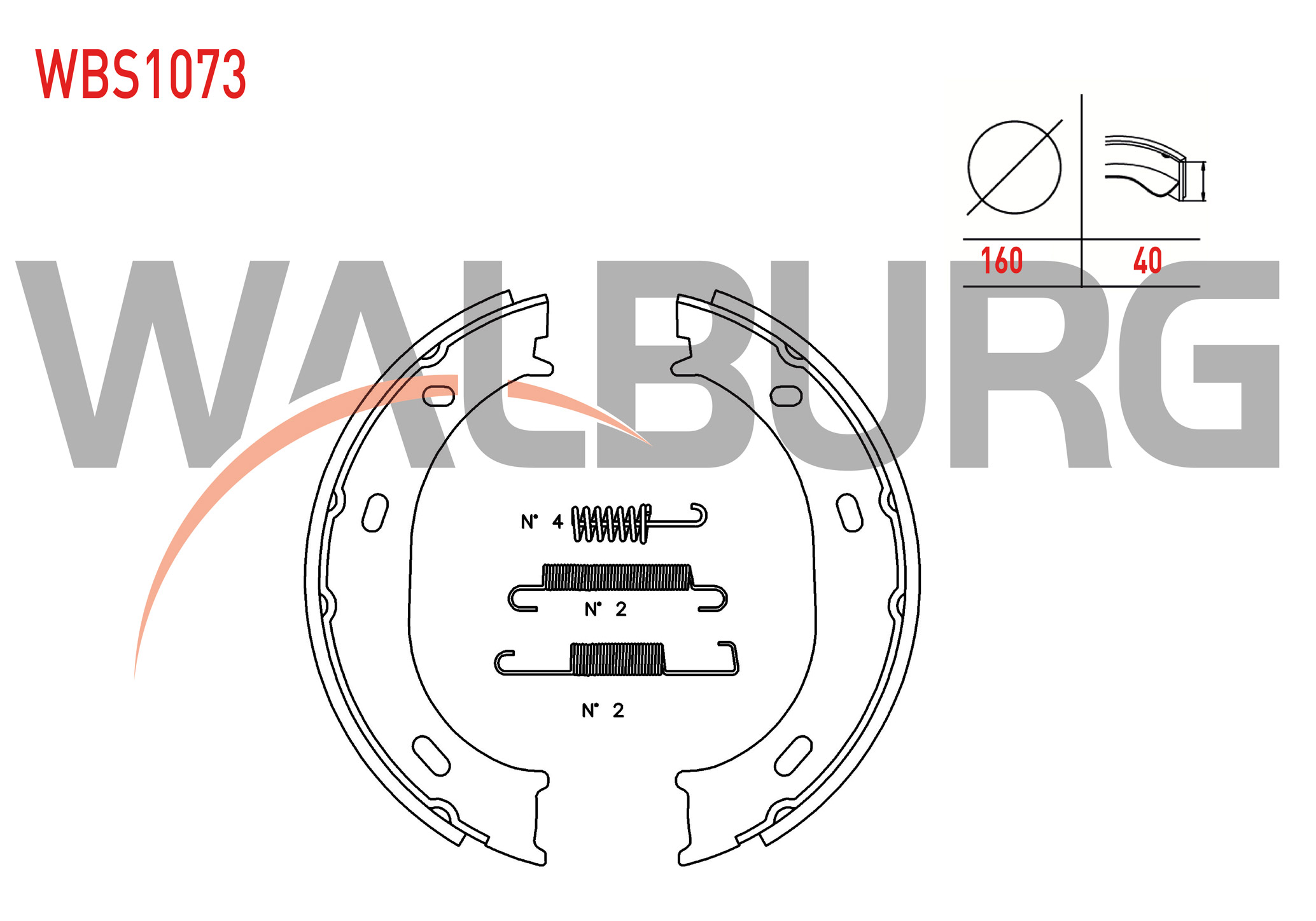 EL FREN BALATASI AKSESUARLI SPRINTER 2T 208 D 160X40 mm 1995-2006/SPRINTER 3T 310 D- 1995-2006/LT 28-46 II 2.5 TDI- 1996-2006/SPRINTER 3T 308 D- 1995-2006/SPRINTER 3T 312 D- 1995-2006