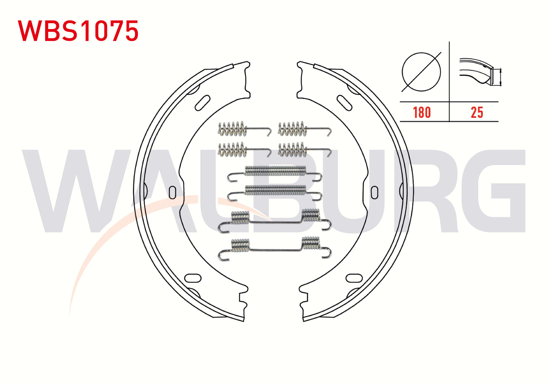 EL FREN BALATASI AKSESUARLI MERCEDES SPRINTER 3,5T (906) 315 CDI 180X25 mm 2006-2009/SPRINTER 5T (906) 515 CDI 2006-2009/CRAFTER 30-35 (2E) 2.5 TDI 2006-2016/CRAFTER 50 (2E) 2.5 TDI 2006-2016