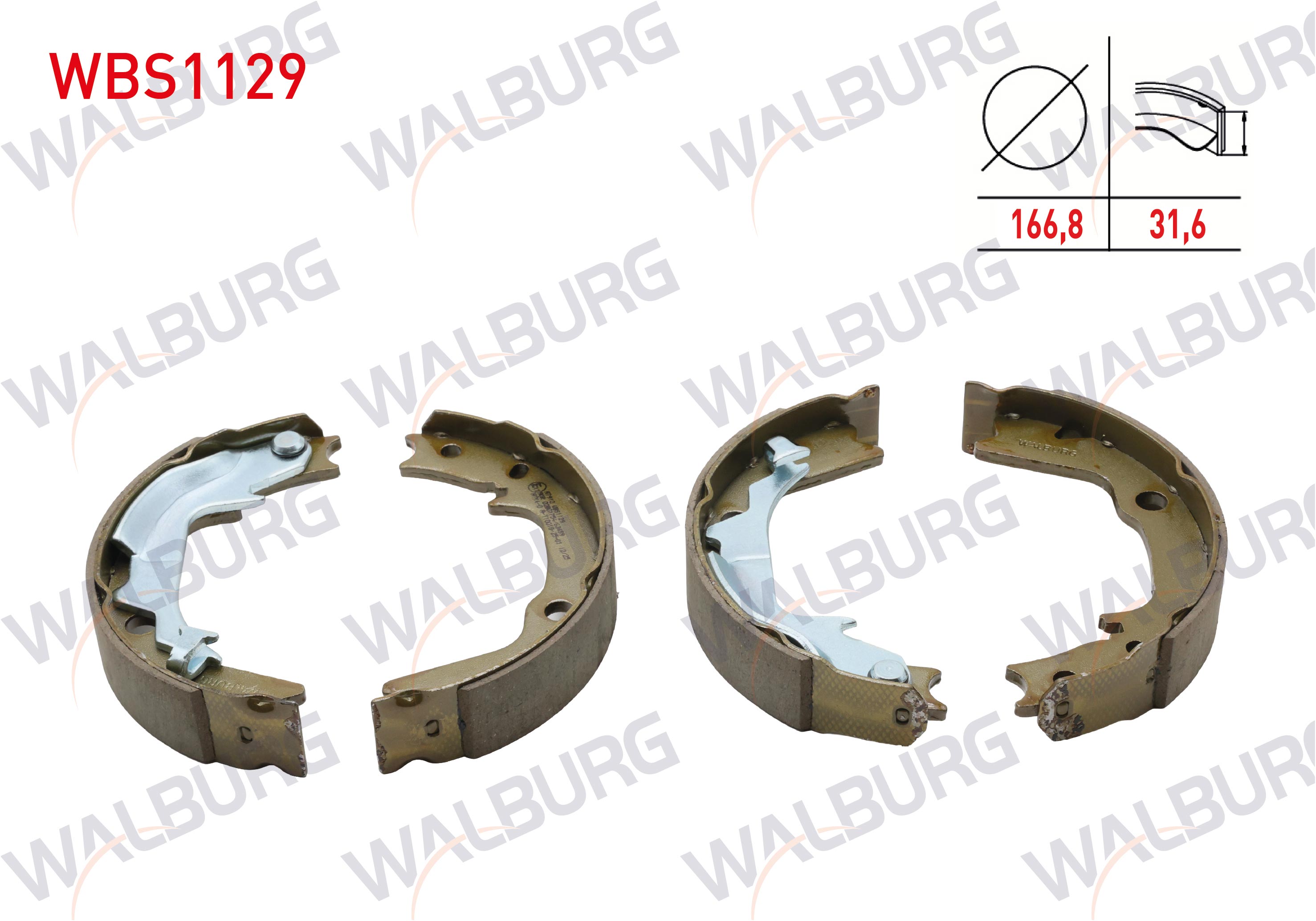 EL FREN BALATASI LEVYELI 166,8X31,6mm HYUNDAI GETZ (TB) 1.4i - 1.5 CRDI 2002-2008/SONATA III 2.5 V6 24v 1998-2001/SONATA IV 2.0i 2001-2004/KIA MAGENTIS (GD) 2.0i 16v 2001-2005/SOUL (AM) 1.6 CRDI 2009-